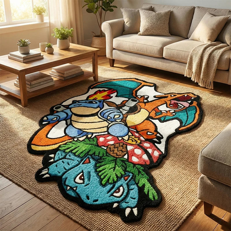 Premium Pokémon Rugs for Cars, Trucks & SUVs