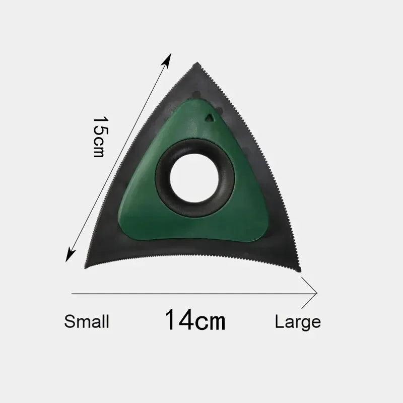 Premium Mini Pet Hair Remover Triangle   Great For Bedding, Couch, Car Interior Detailing, Home, Furniture Handheld Professional Reusabl for Cars, Trucks & SUVs