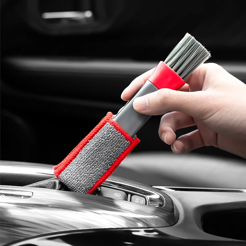 Premium Car Air Conditioner Outlet Cleaning Tool Multi Purpose Dust Brush Car Accessories Interior Multi Purpose Brush Cleaning Brush for Cars, Trucks & SUVs