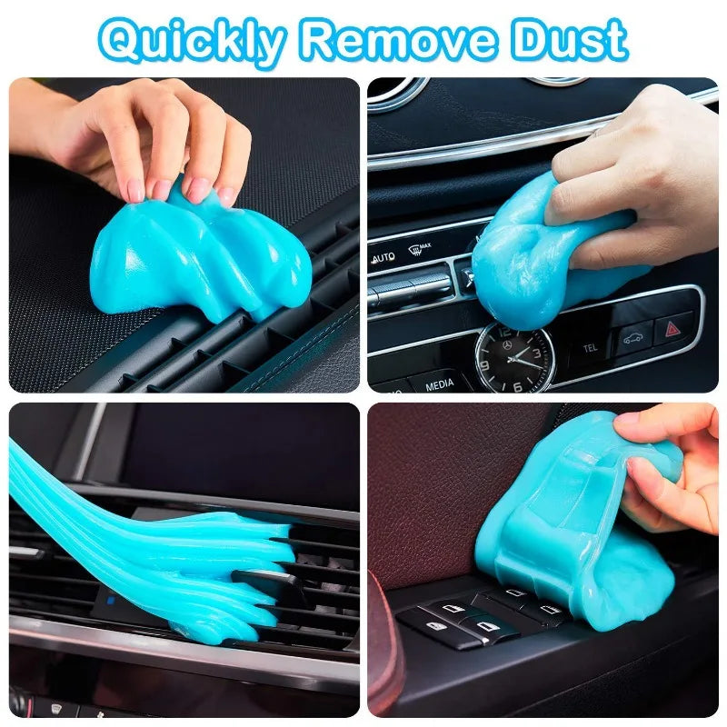 Premium Car Cleaning Gel Slime Magic Mud Auto Interior Computer Keyboard Dirt Clean Dust Remover Gel Car Wash Interior Cleaning Tools for Cars, Trucks & SUVs
