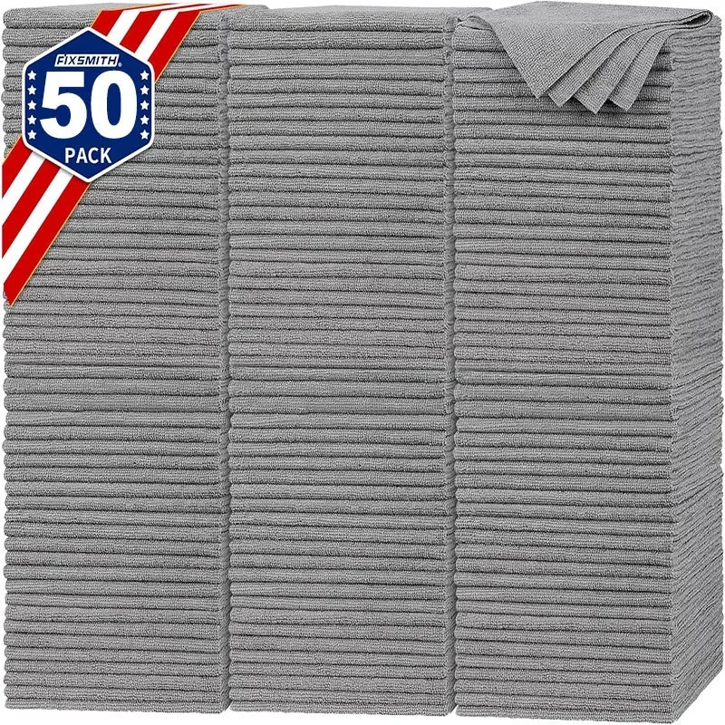 Premium Reusable Thicken Microfiber Cleaning Cloths Lint Free Microfiber Cleaning Towel Cloths Cleaning Towels Absorbent For Car Window for Cars, Trucks & SUVs