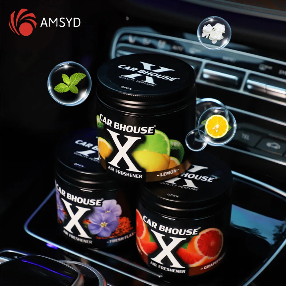 Premium Car Air Freshener Solid Cologne Lavender Lemon Auto Accessories Vanilla Good Smell Odor Eliminator Essential For Home Closet for Cars, Trucks & SUVs