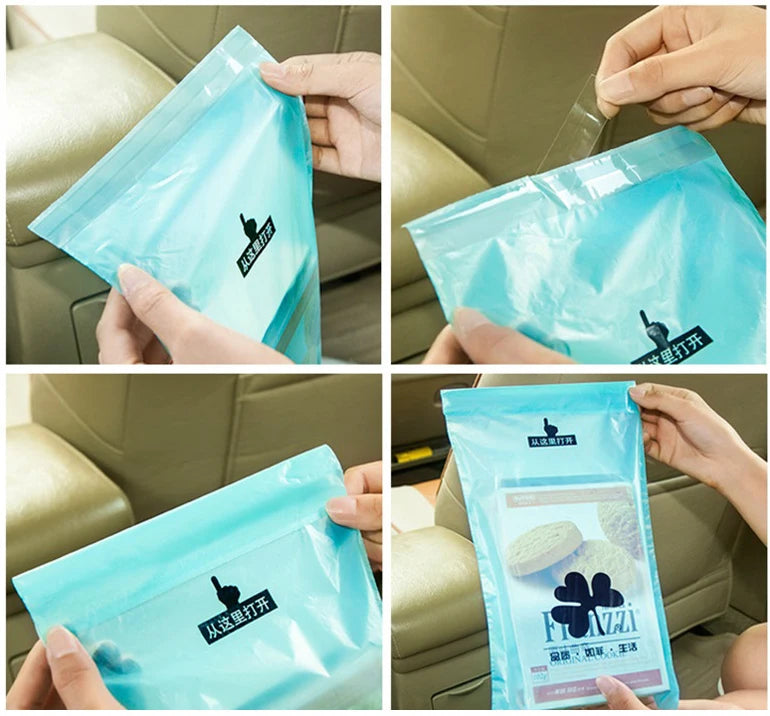 Premium 50Pcs/Bag Hanging Disposable Storage Cleaning Bag Hanging Car Garbage Bag Car Trash Can Garbage Bag For Car Interior Accessories for Cars, Trucks & SUVs