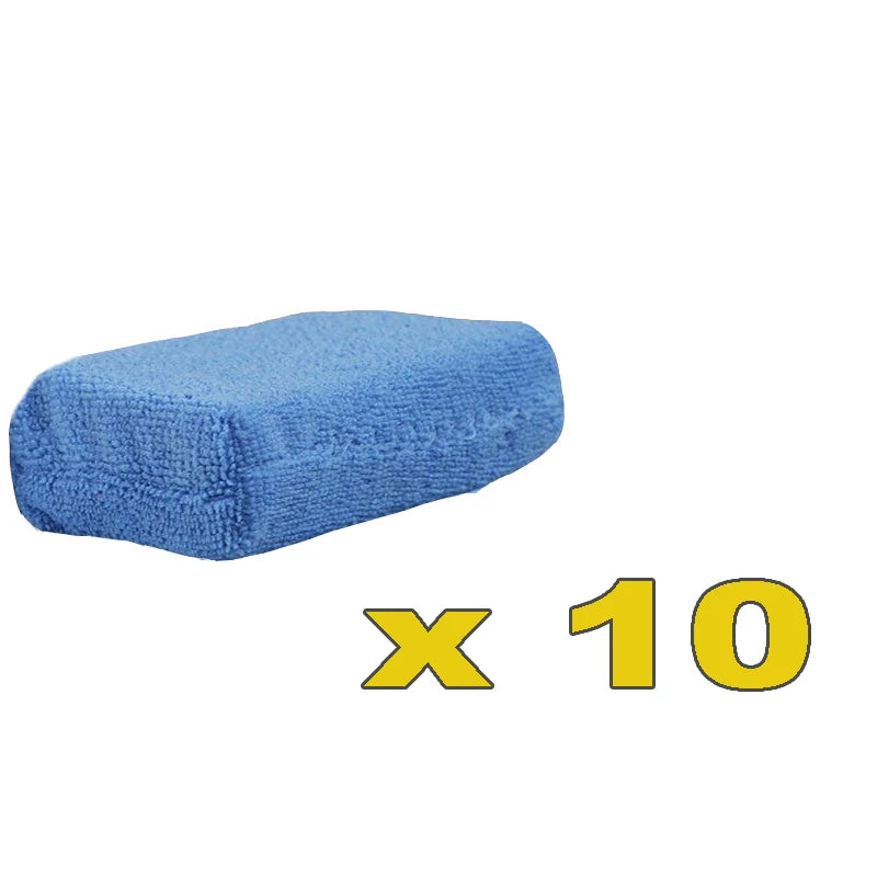 Premium 1/10Pcs Car Wax Applicator Pads Microfibre Polishing Sponges Soft Auto Detailing Waxing Sponge Cleaning Foam Car Paint Care Pad for Cars, Trucks & SUVs