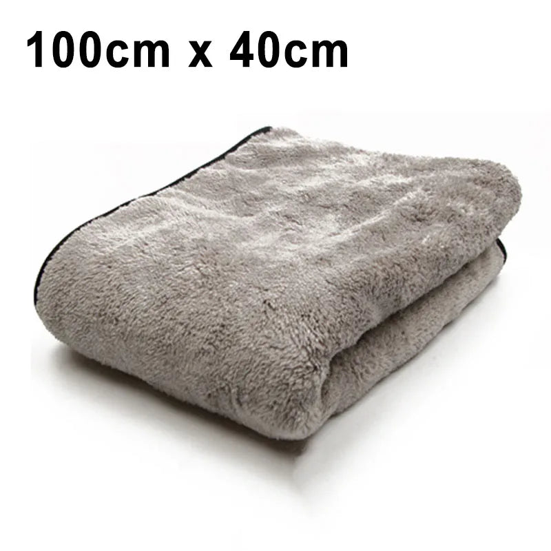 Premium 75X35 60X40Cm Microfiber Car Wash Towel Fast Drying Auto Cleaning Extra Soft Cloth High Water Absorption For Car Wash Accessorie for Cars, Trucks & SUVs