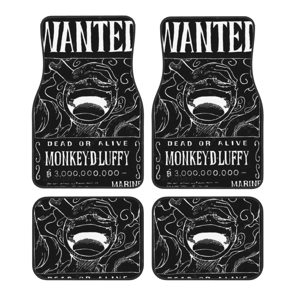 Premium Luffys Car Floormat Heavy Duty Front Rear Rubber Floor Mats Carpet Floor Protection Fits Most Vehicles for Cars, Trucks & SUVs