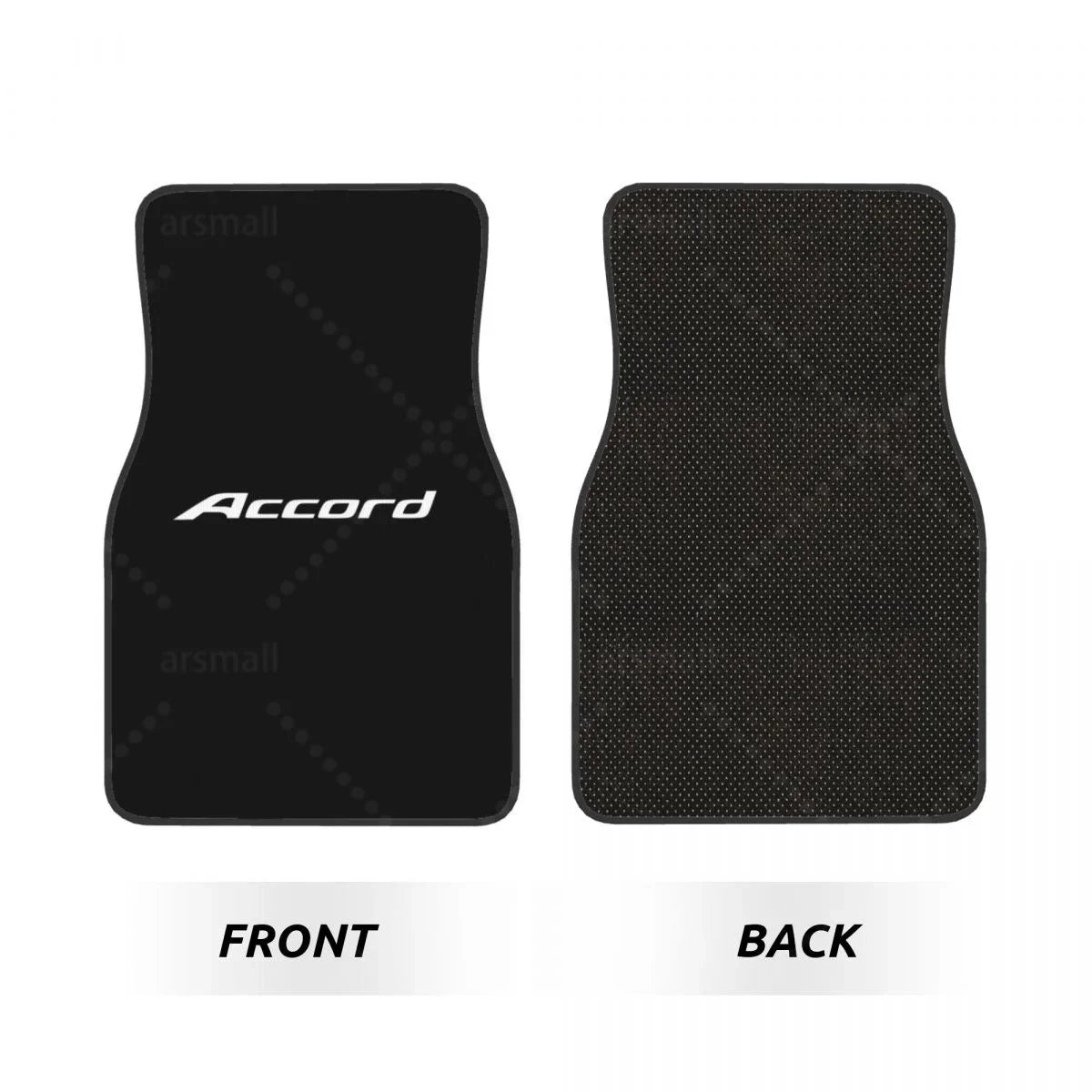 Premium Accord Car Floormat Heavy Duty Front Rear Rubber Floor Mats Carpet Floor Protection Fits Most Vehicles for Cars, Trucks & SUVs