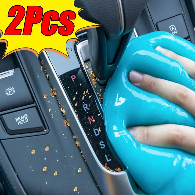 Premium Car Cleaning Gel Slime Magic Mud Auto Interior Computer Keyboard Dirt Clean Dust Remover Gel Car Wash Interior Cleaning Tools for Cars, Trucks & SUVs