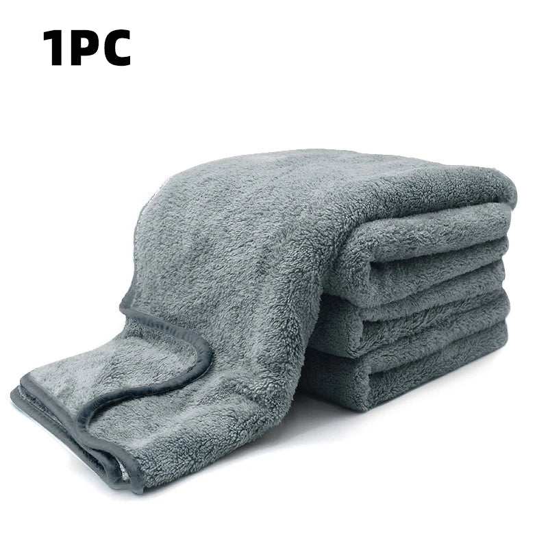Premium 75X35 60X40Cm Microfiber Car Wash Towel Fast Drying Auto Cleaning Extra Soft Cloth High Water Absorption For Car Wash Accessorie for Cars, Trucks & SUVs