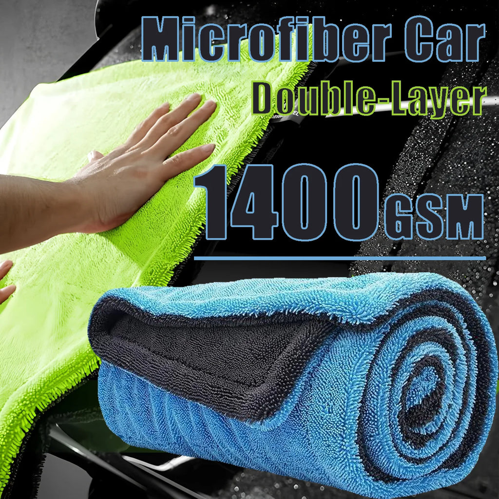 Premium Microfiber Car Wash Towel Large Car Quick Drying Cloth Super Absorbent Car Window Cleaning Towel Thicken Car Detailing Rags for Cars, Trucks & SUVs