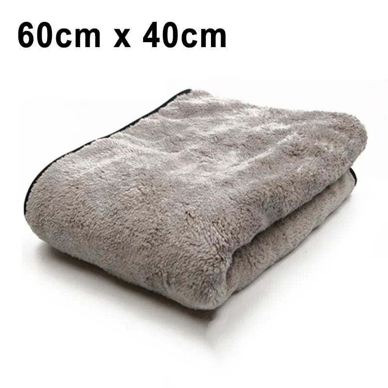 Premium 75X35 60X40Cm Microfiber Car Wash Towel Fast Drying Auto Cleaning Extra Soft Cloth High Water Absorption For Car Wash Accessorie for Cars, Trucks & SUVs