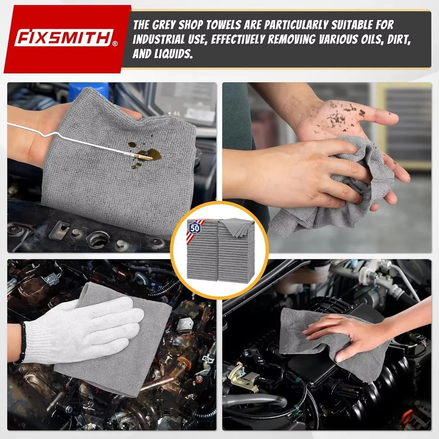 Premium Reusable Thicken Microfiber Cleaning Cloths Lint Free Microfiber Cleaning Towel Cloths Cleaning Towels Absorbent For Car Window for Cars, Trucks & SUVs
