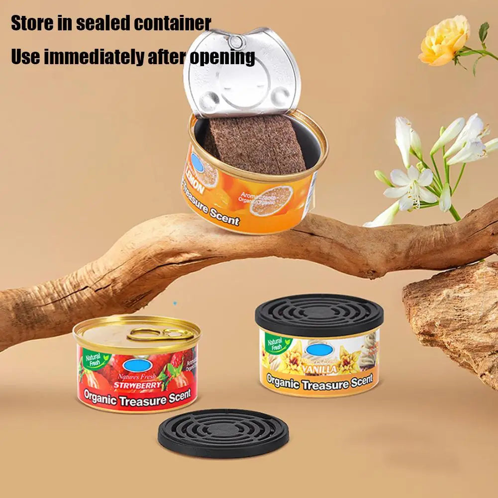 Premium Car Flavoring Perfume Wood Blocks Lavender, Bubble Gum, Cherry Flavor Cans For Car Interior Odor Removal Air Freshener Supplies for Cars, Trucks & SUVs