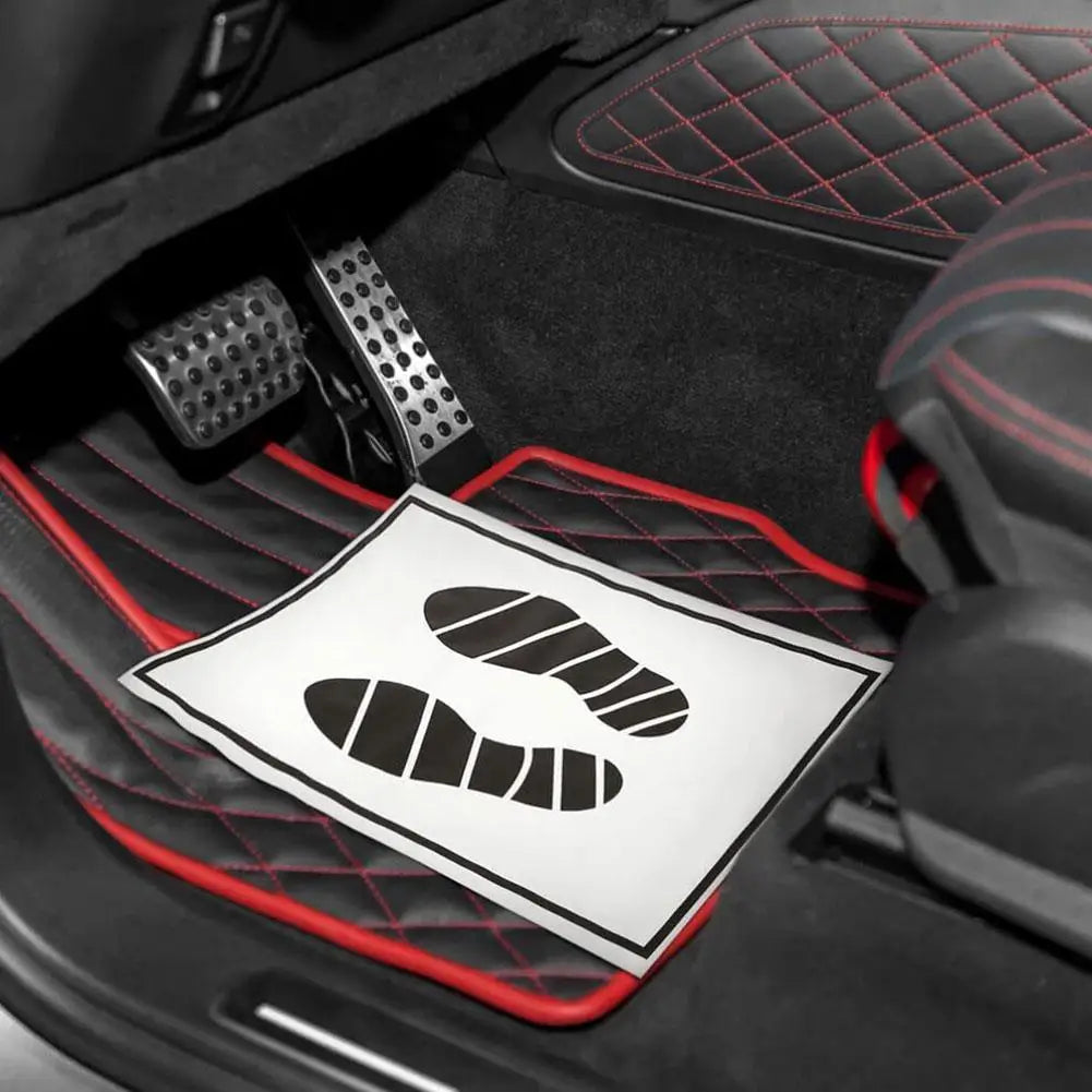 Premium High Quality Disposable Car Floor Mats 100 50 25Pcs Waterproof Anti Slip Paper Vehicle Protection Interior Car Accessories for Cars, Trucks & SUVs