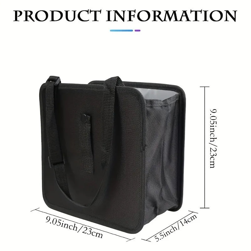 Premium Foldable Car Trash Can, Large Capacity Car Hanging Waterproof Leakproof Trash Can Storage Bag, Car Interior Accessories for Cars, Trucks & SUVs