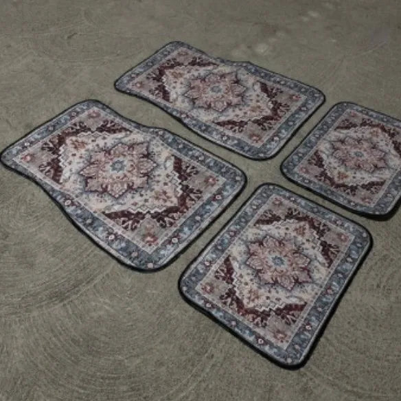 Premium 4Pcs Universal Car Mats for Cars, Trucks & SUVs