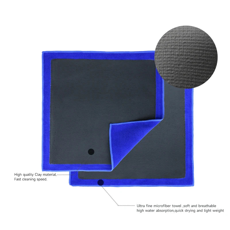 Premium Detailing Car Cleaning Towel Magic Clay Cloth For Car Detailing Clay Bar Towel Washing Tool Accessories for Cars, Trucks & SUVs