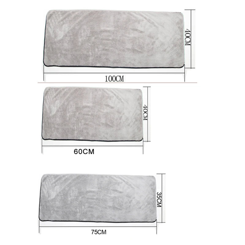 Premium 75X35 60X40Cm Microfiber Car Wash Towel Fast Drying Auto Cleaning Extra Soft Cloth High Water Absorption For Car Wash Accessorie for Cars, Trucks & SUVs