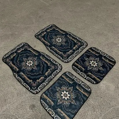Premium 4Pcs Universal Car Mats for Cars, Trucks & SUVs