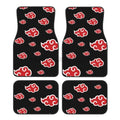 Premium Akatsuki Universal Japan Anime Car Floor Mats 4 Pieces Set Anti Slip Front And Rear Foot Mats Universal Car Accessories For Suv for Cars, Trucks & SUVs