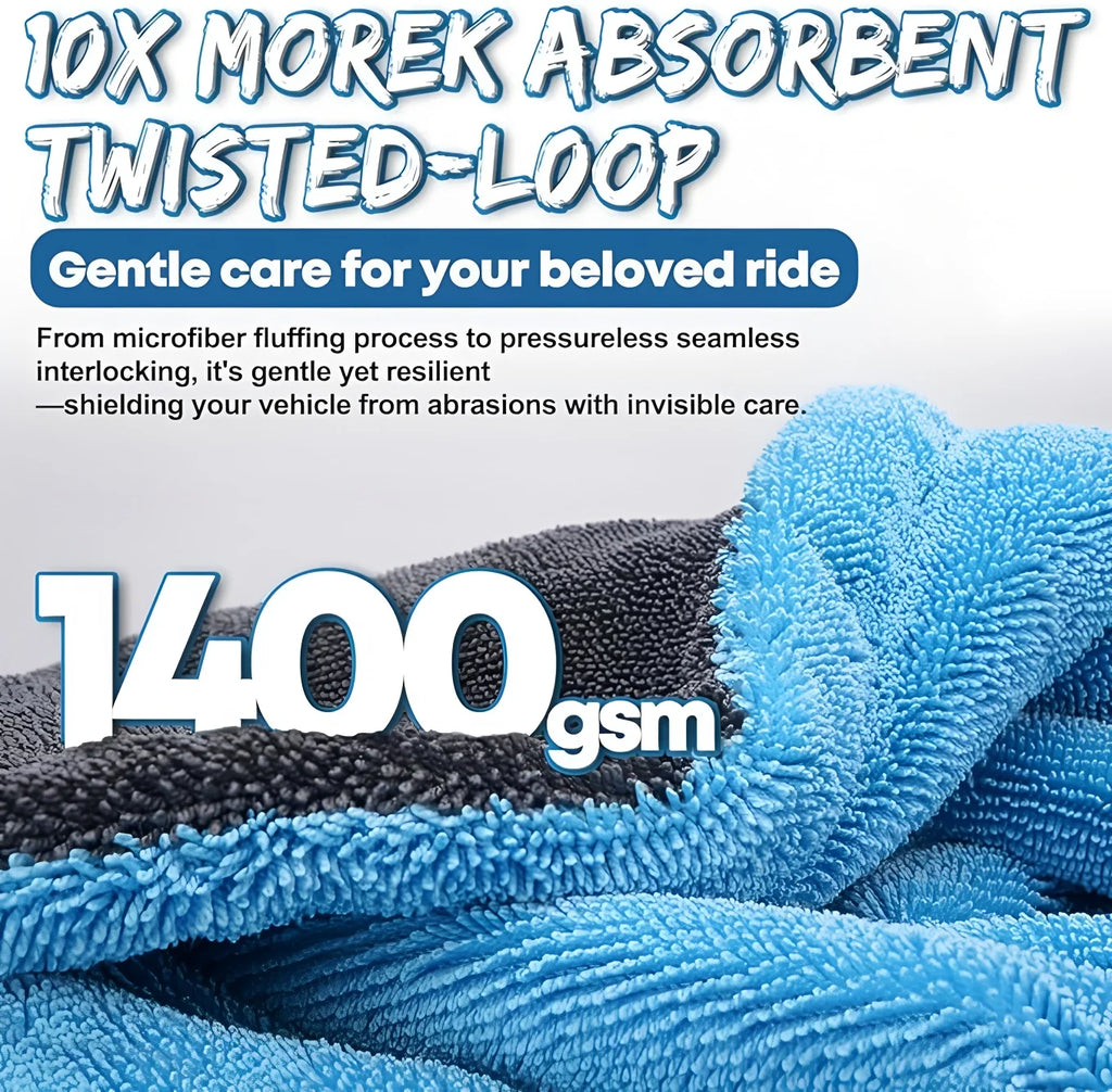 Premium Microfiber Car Wash Towel Large Car Quick Drying Cloth Super Absorbent Car Window Cleaning Towel Thicken Car Detailing Rags for Cars, Trucks & SUVs