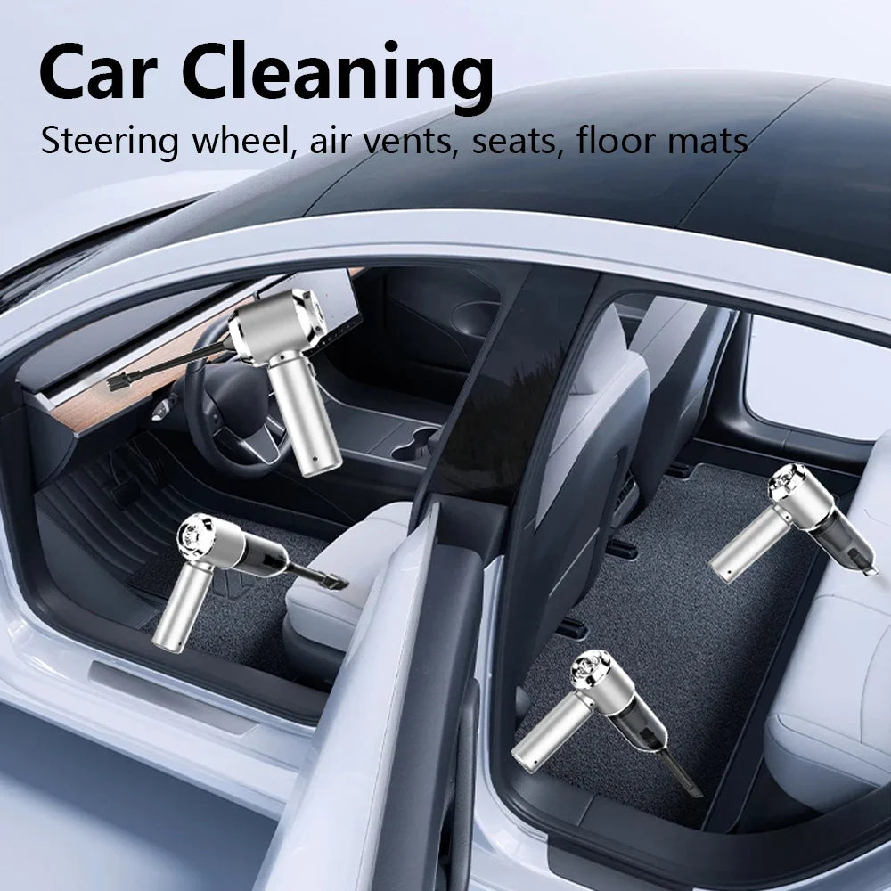 Premium Car Vacuum Cleaner 180000Pa Wireless Portable Cleaning Machine For Keyboard Powerful Mini Handheld Cleaner For Car And Home for Cars, Trucks & SUVs