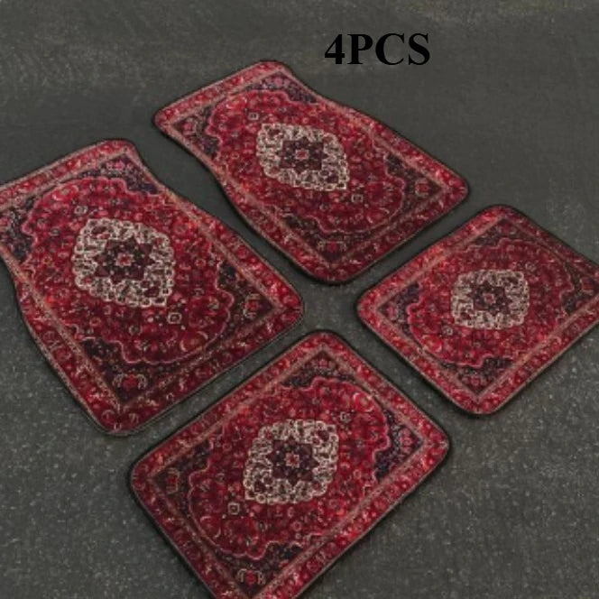 Premium 4Pcs Universal Car Mats for Cars, Trucks & SUVs