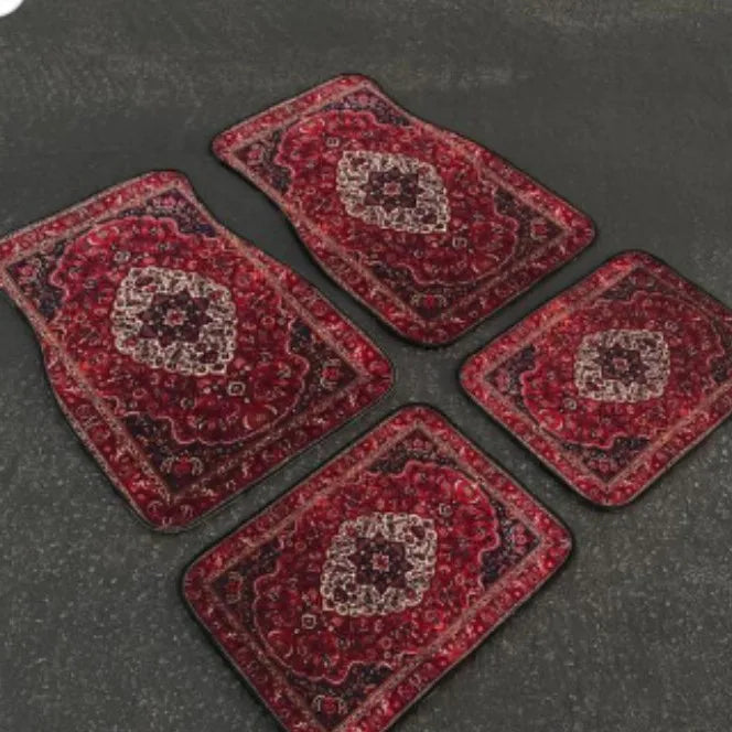 Premium 4Pcs Universal Car Mats for Cars, Trucks & SUVs