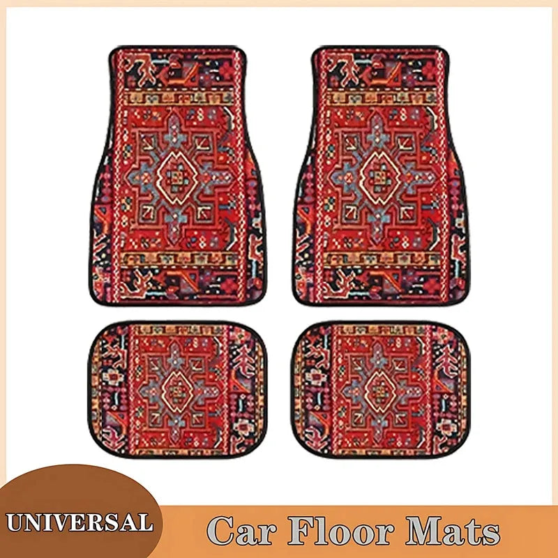 Premium Persian  Rug Design Floor Mats For Car Universal for Cars, Trucks & SUVs