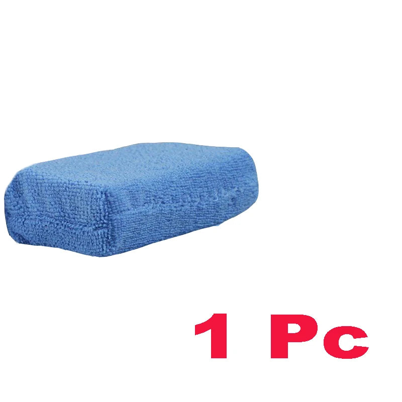 Premium 1/10Pcs Car Wax Applicator Pads Microfibre Polishing Sponges Soft Auto Detailing Waxing Sponge Cleaning Foam Car Paint Care Pad for Cars, Trucks & SUVs