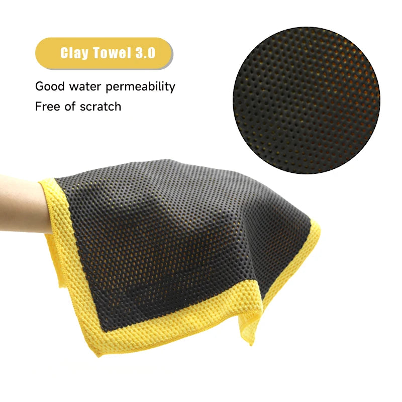 Premium Detailing Car Cleaning Towel Magic Clay Cloth For Car Detailing Clay Bar Towel Washing Tool Accessories for Cars, Trucks & SUVs