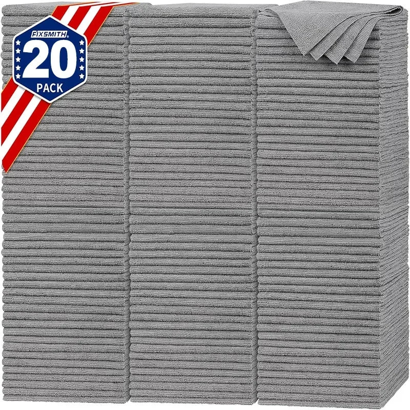Premium Reusable Thicken Microfiber Cleaning Cloths Lint Free Microfiber Cleaning Towel Cloths Cleaning Towels Absorbent For Car Window for Cars, Trucks & SUVs