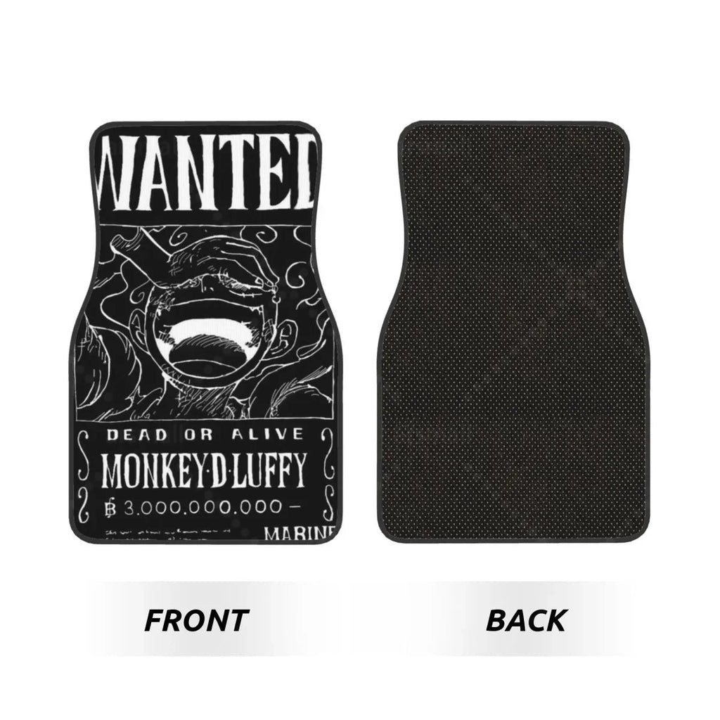 Premium Luffys Car Floormat Heavy Duty Front Rear Rubber Floor Mats Carpet Floor Protection Fits Most Vehicles for Cars, Trucks & SUVs