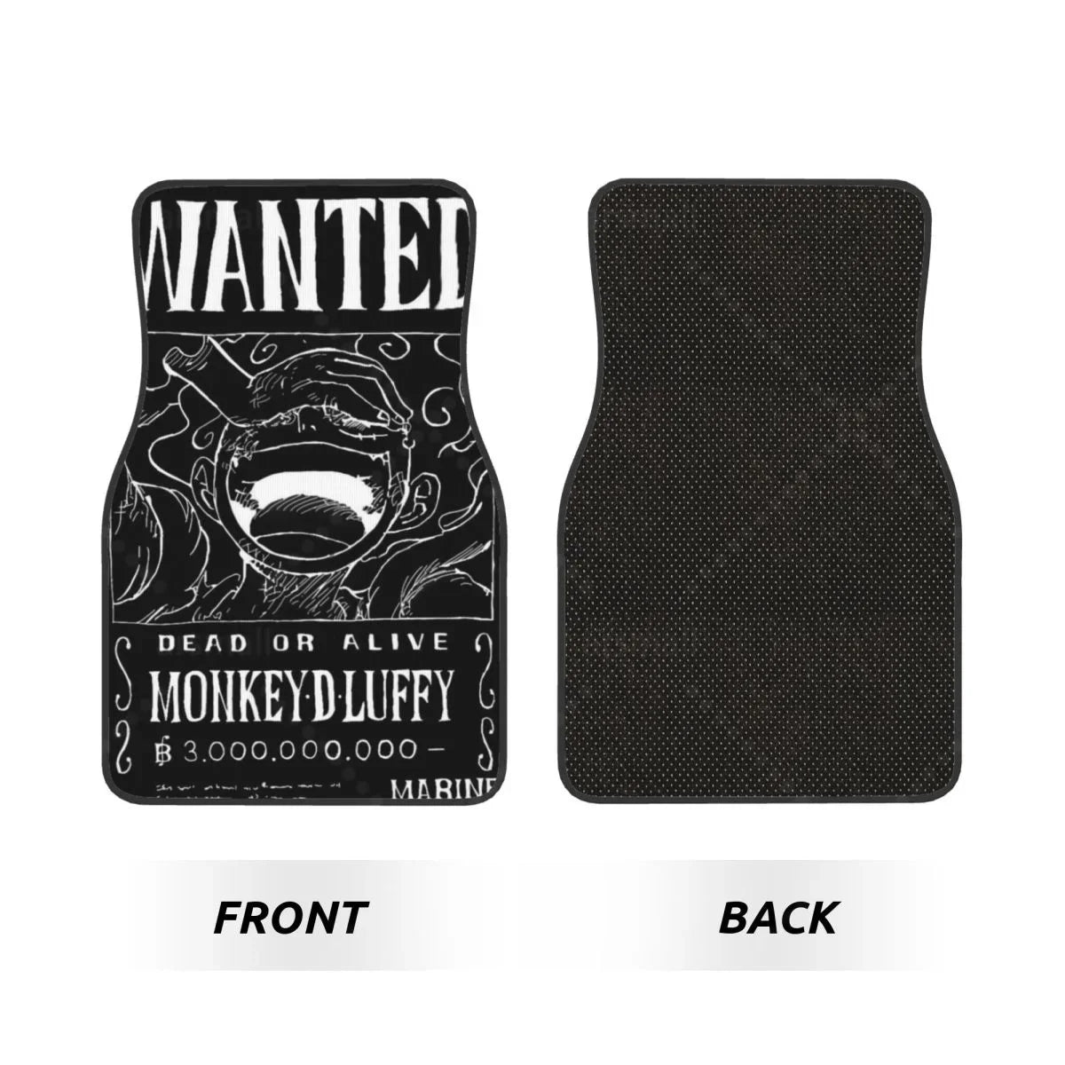 Premium Luffys Car Floormat Heavy Duty Front Rear Rubber Floor Mats Carpet Floor Protection Fits Most Vehicles for Cars, Trucks & SUVs