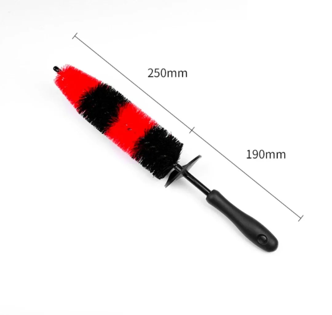 Premium Untior Wheel Tire Brush Set Long Soft Bristle Detail Brushes Microfiber Cleaning Cloth For Cleaning Wheel Car Detailing Kit for Cars, Trucks & SUVs
