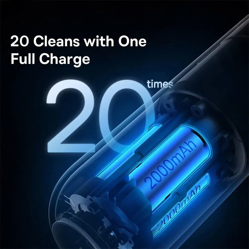 Premium Baseus Car Vacuum Cleaner Mini Handheld Auto Vacuum Cleaner 6000Pa Powerful Suction Blow & Vacuum 2 In1 For Home & Car & Office for Cars, Trucks & SUVs