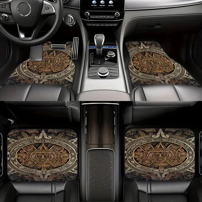 Premium Persian  Rug Design Floor Mats For Car Universal for Cars, Trucks & SUVs