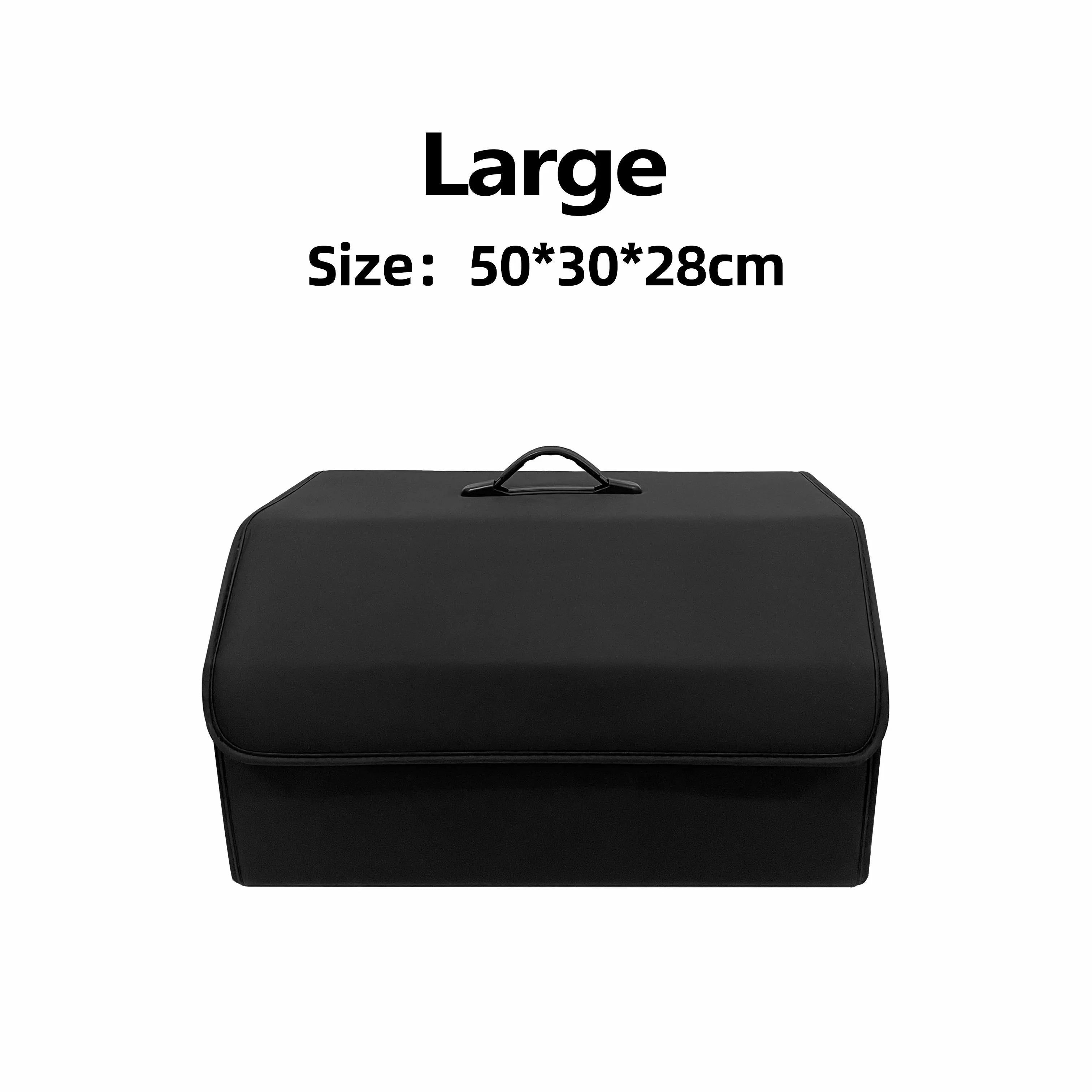 Premium Storage Box Pu Leather Multipurpose Collapsible Car Trunk Storage Organizer Car Trunk Organizer Stowing Tidying Auto Accessories for Cars, Trucks & SUVs