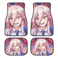 Premium Anime Chainsaw Man Universal Fit Front/Rear 4 Pcs Horrible Full Set Print Custom Design Carpet Car Suv Truck Floor Mats Doormat for Cars, Trucks & SUVs