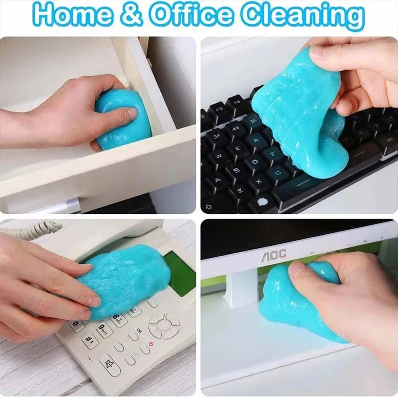 Premium Car Cleaning Gel Slime Magic Mud Auto Interior Computer Keyboard Dirt Clean Dust Remover Gel Car Wash Interior Cleaning Tools for Cars, Trucks & SUVs