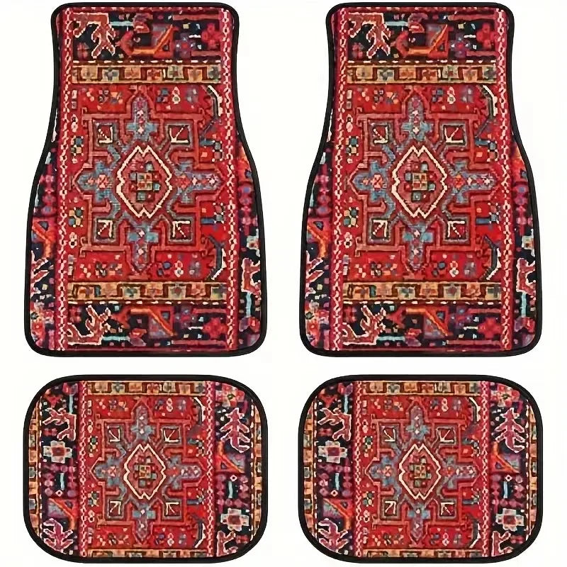 Premium Persian  Rug Design Floor Mats For Car Universal for Cars, Trucks & SUVs