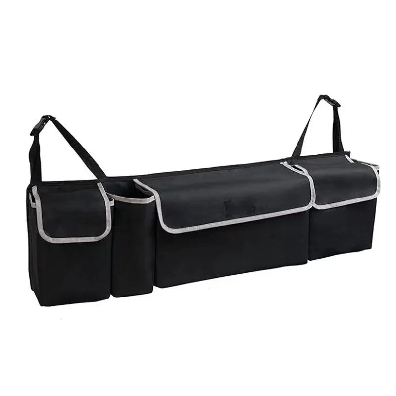 Premium Versatile Oxford Cloth Car Trunk Storage Bag Rear Seat Back Hanging Vehicle Organizer Box For Automobile Interior for Cars, Trucks & SUVs