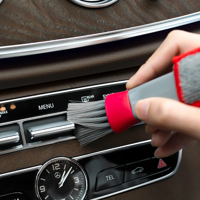 Premium Car Air Conditioner Outlet Cleaning Tool Multi Purpose Dust Brush Car Accessories Interior Multi Purpose Brush Cleaning Brush for Cars, Trucks & SUVs
