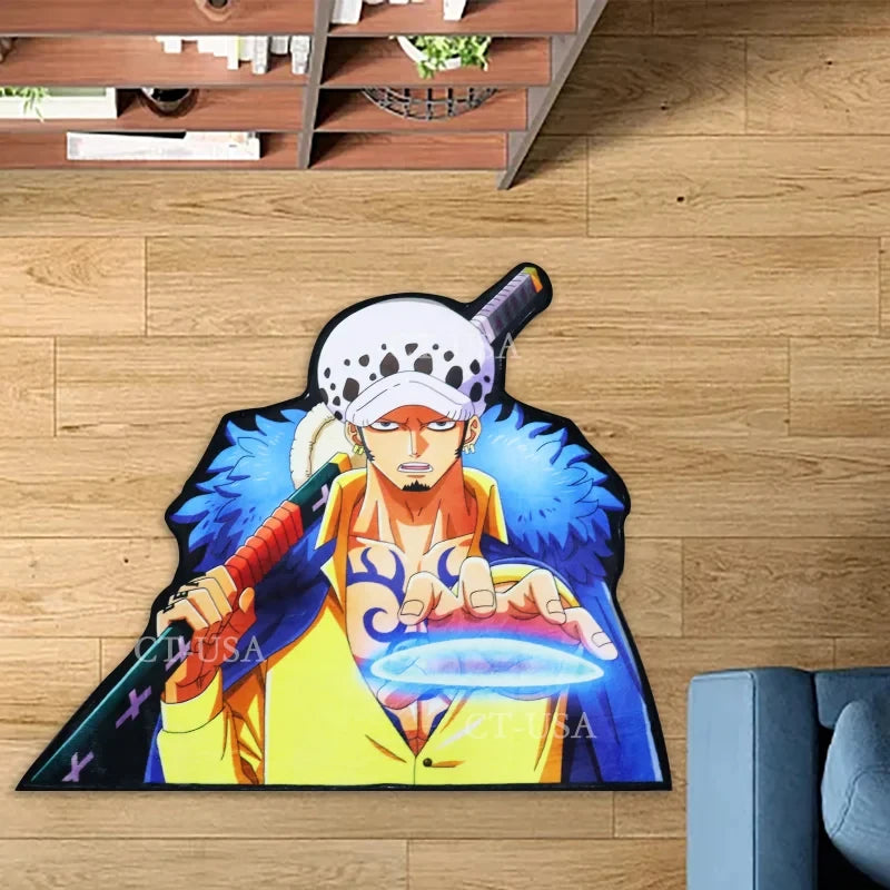 Premium Anime One Pieces Manga Soft Anti Slip Area Rugs Home Bedroom Cartoon Deco Kitchen Bathroom Non Slip Mat Doormat Birthday Gift for Cars, Trucks & SUVs