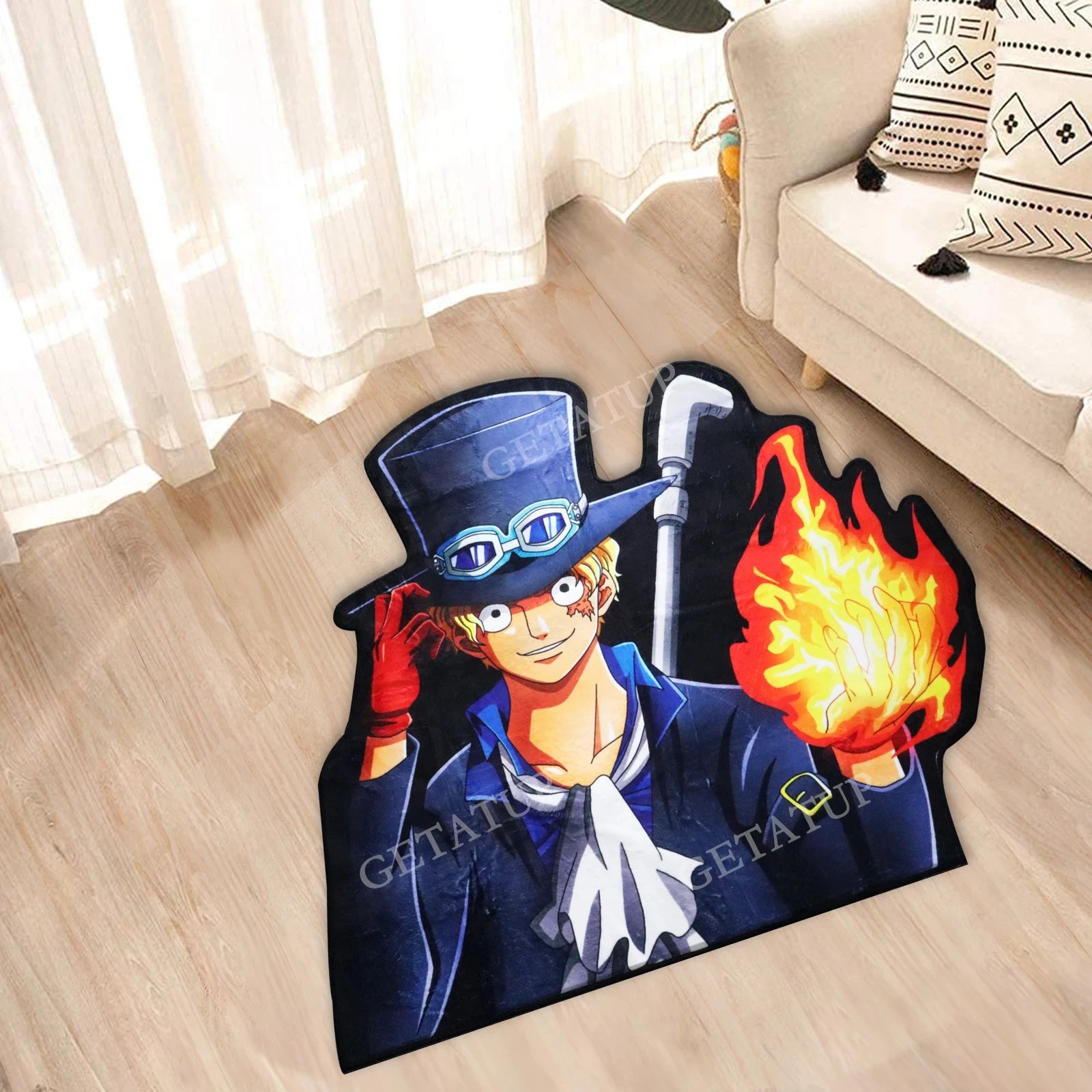 Premium Anime One Pieces Manga Soft Anti Slip Area Rugs Home Bedroom Cartoon Deco Kitchen Bathroom Non Slip Mat Doormat Birthday Gift for Cars, Trucks & SUVs