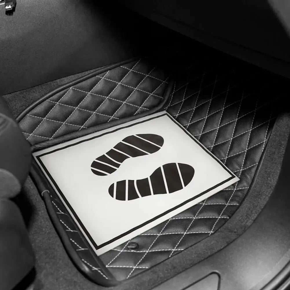 Premium 25/50Pcs Disposable Car Foot Mats Portable Paper Vehicle Foot Pads For Protection Car Accessories for Cars, Trucks & SUVs