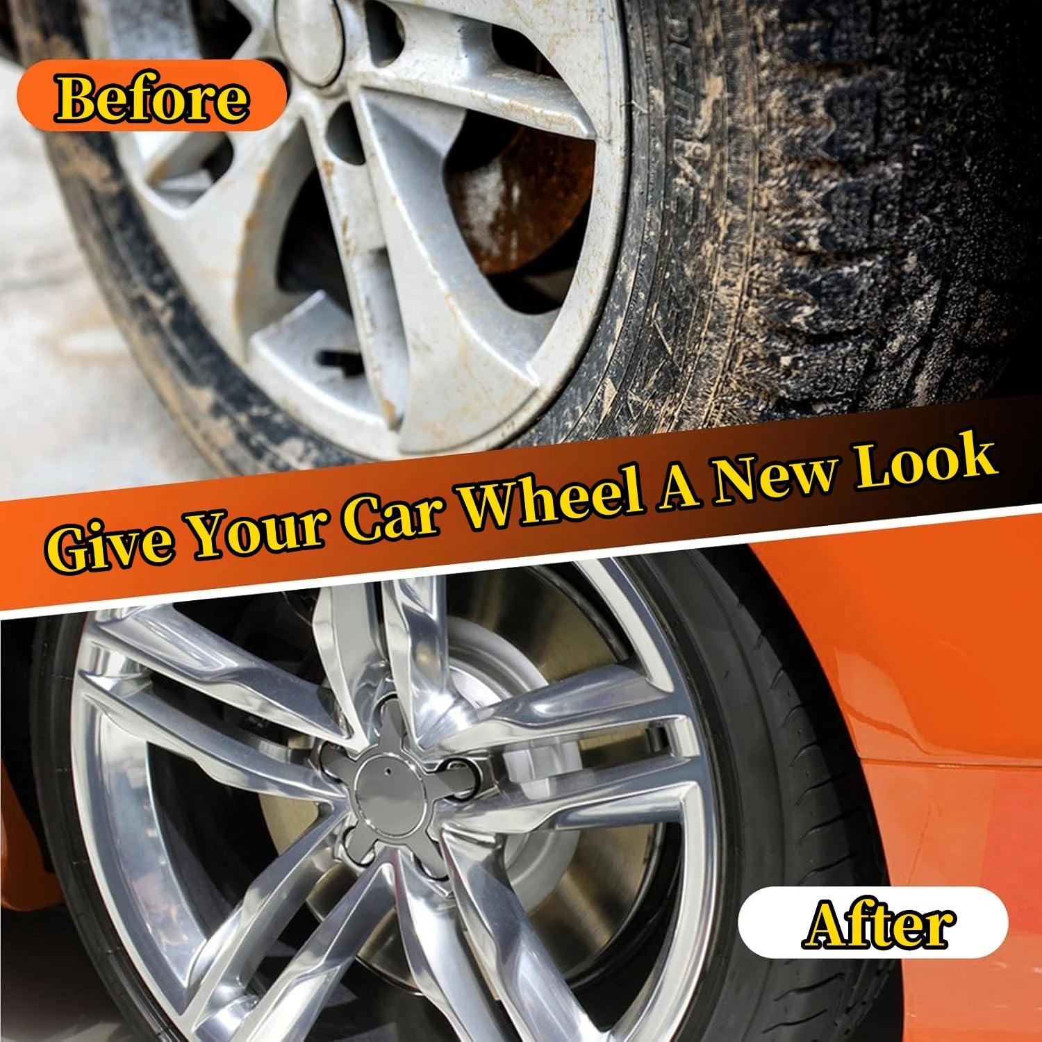 Premium Auto Tire Wheel Detailing Brushs Set Multifunctional Car Cleaning Tools For Car Rim Tire Bendable Detail Clean Easy Car Wash Too for Cars, Trucks & SUVs
