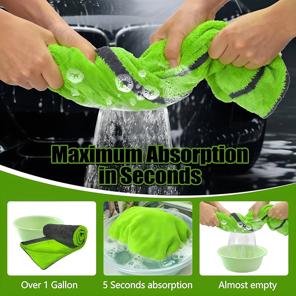 Premium Microfiber Car Wash Towel Large Car Quick Drying Cloth Super Absorbent Car Window Cleaning Towel Thicken Car Detailing Rags for Cars, Trucks & SUVs