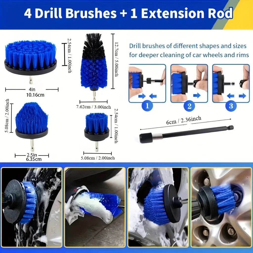 Premium 27 Pcs Rv Car Wash Kit, Car Accessories, Cleaning Supplies, Car Cleaning Brush, Car Repair Kit, Car Repair Brush, Bathroom for Cars, Trucks & SUVs