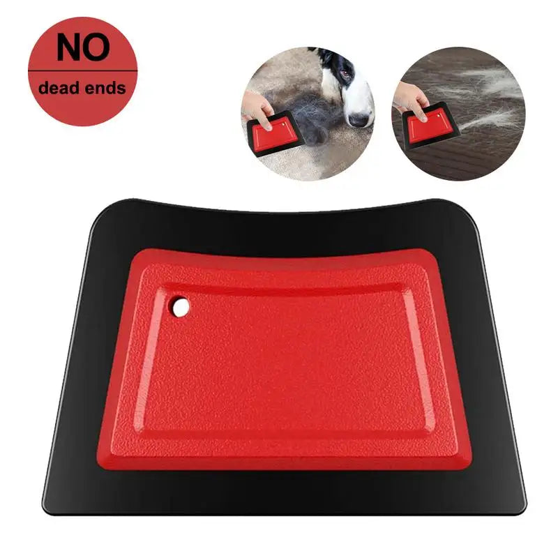 Premium Pet Hair Remover Comb Brush Dog Cat Hair Detailer Cleaning Tool Carpet Sofa Cloth Car Seat Rubber Reusable Pet Combs for Cars, Trucks & SUVs